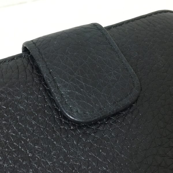 37933474 11 Prada Bifold Wallet Leather Black