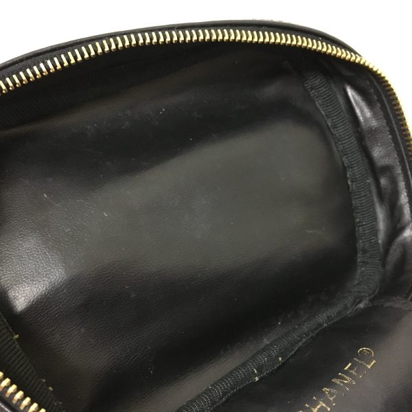 37933483 8 Chanel Bicolore Vanity Bag Lambskin Black