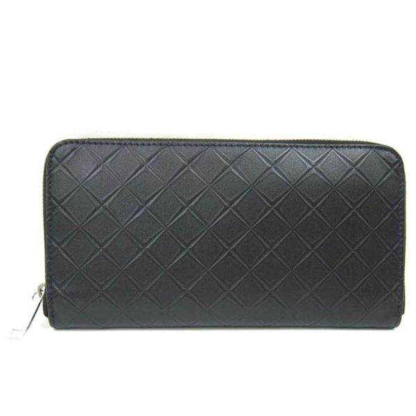 37934 1 Bottega Veneta Zip Round Wallet Black