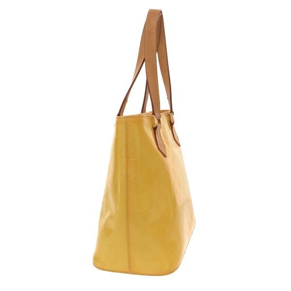 37940181 2 Louis Vuitton Houston Patent Leather Tote Bag Lime Yellow