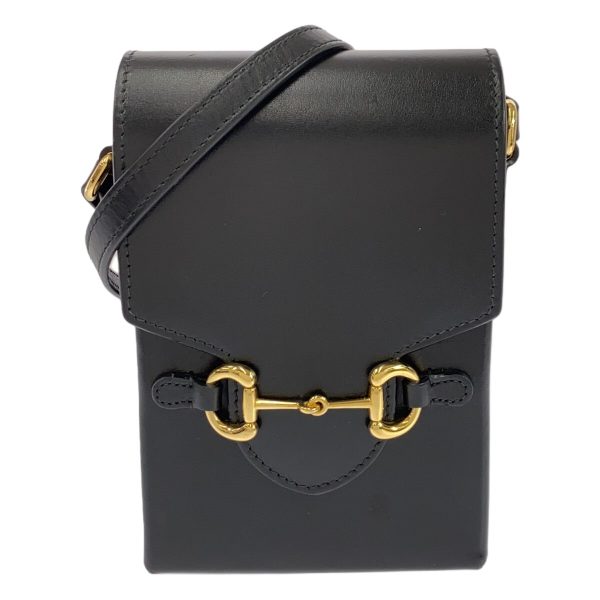 37940208 1 Gucci Horsebit 1955 Leather Mini Bag Black