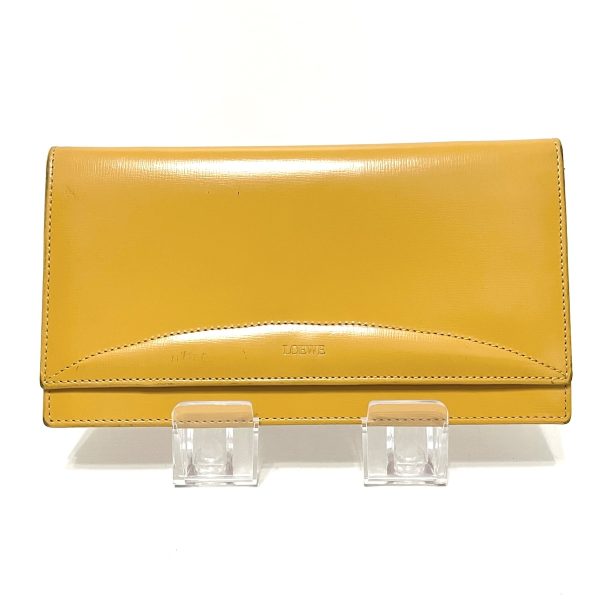 37940314 1 Loewe Wallet Shoulder Wallet Leather Dark Yellow