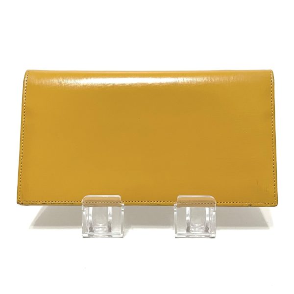 37940314 2 Loewe Wallet Shoulder Wallet Leather Dark Yellow