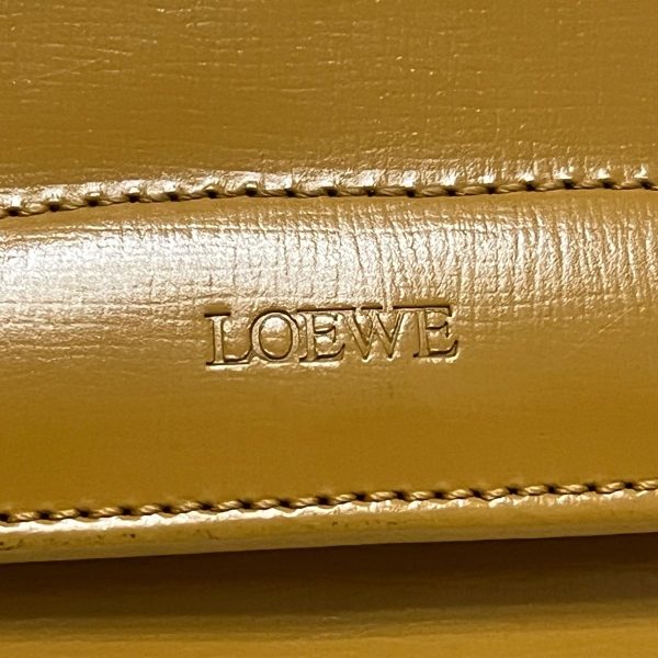 37940314 4 Loewe Wallet Shoulder Wallet Leather Dark Yellow