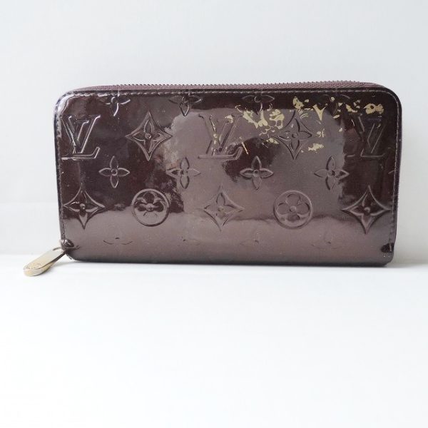 37940339 1 Louis Vuitton Zippy Patent Leather Long Wallet Amarant