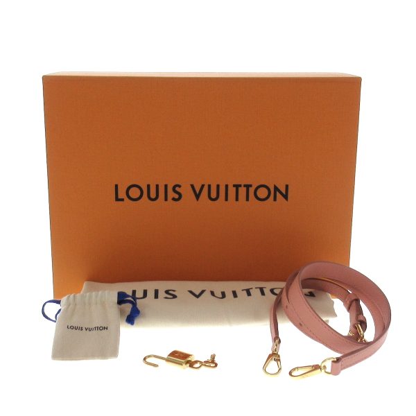 37940371 11 Louis Vuitton Petit Palais Monogram Empreinte Leather Handbag Rose Trianon Creme