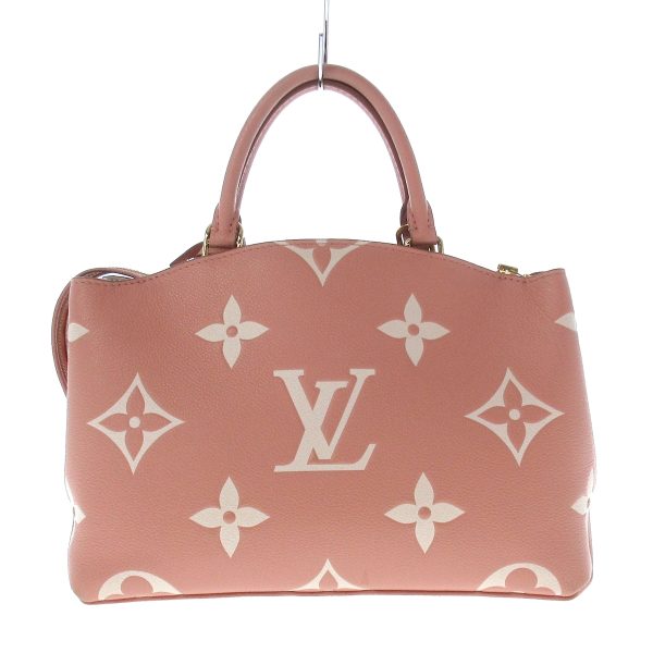 37940371 3 Louis Vuitton Petit Palais Monogram Empreinte Leather Handbag Rose Trianon Creme