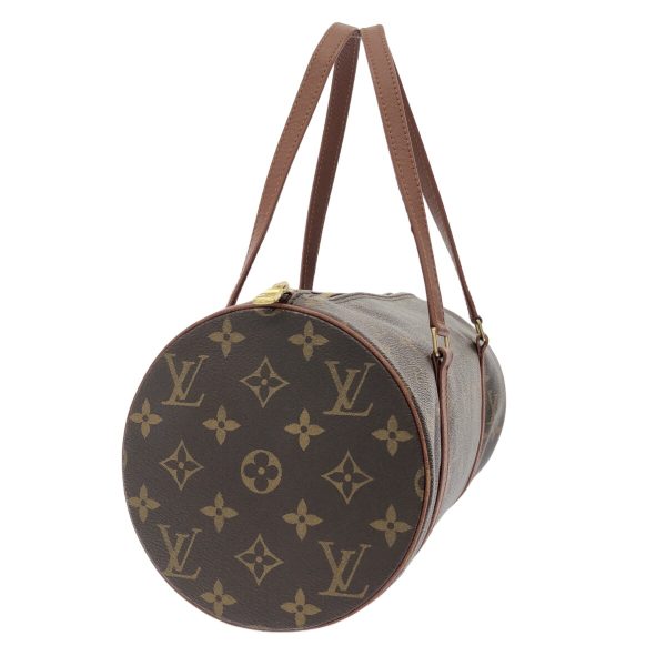 37940434 2 Louis Vuitton Vintage Papillon Monogram Canvas Handbag Brown