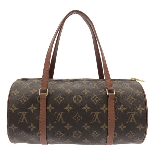 37940434 3 Louis Vuitton Vintage Papillon Monogram Canvas Handbag Brown