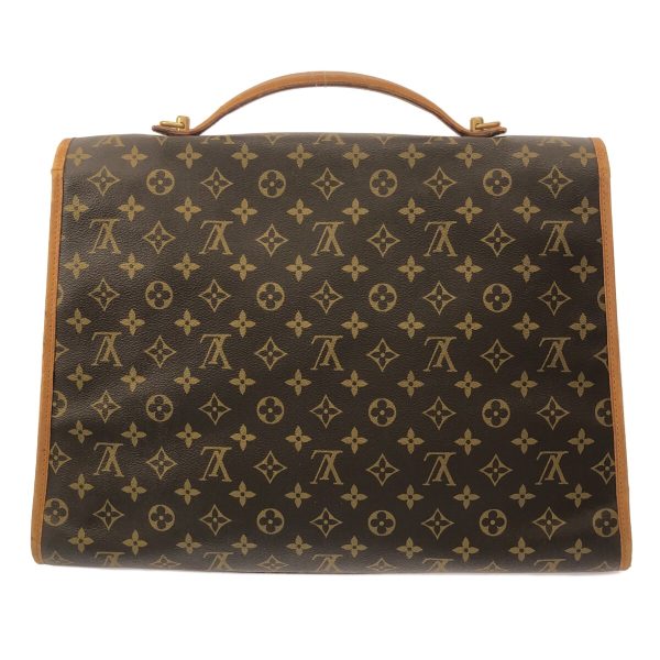 37940475 3 Louis Vuitton Beverly Monogram Canvas Handbag Brown