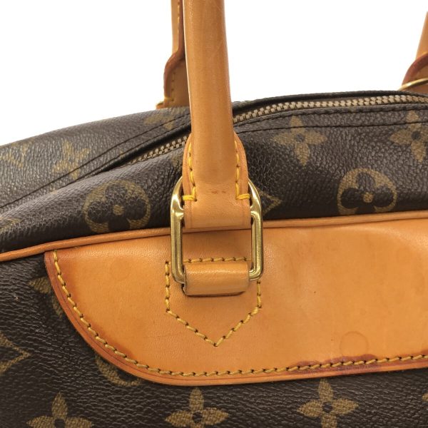 37940476 10 Louis Vuitton Deauville Monogram Canvas Handbag Brown