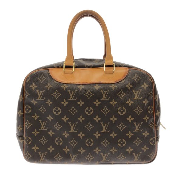 37940476 3 Louis Vuitton Deauville Monogram Canvas Handbag Brown