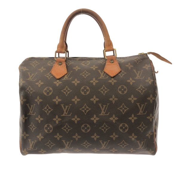 37940483 1 Louis Vuitton Speedy Monogram Canvas Handbag Brown