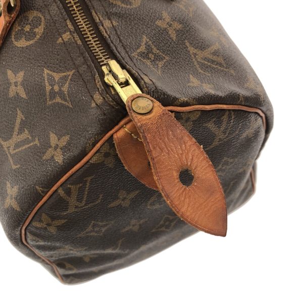 37940483 11 Louis Vuitton Speedy Monogram Canvas Handbag Brown