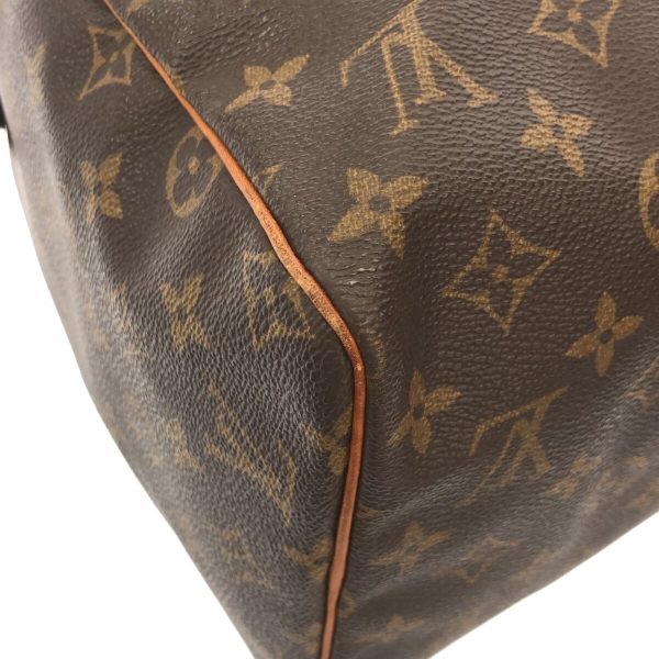 37940483 5 Louis Vuitton Speedy Monogram Canvas Handbag Brown