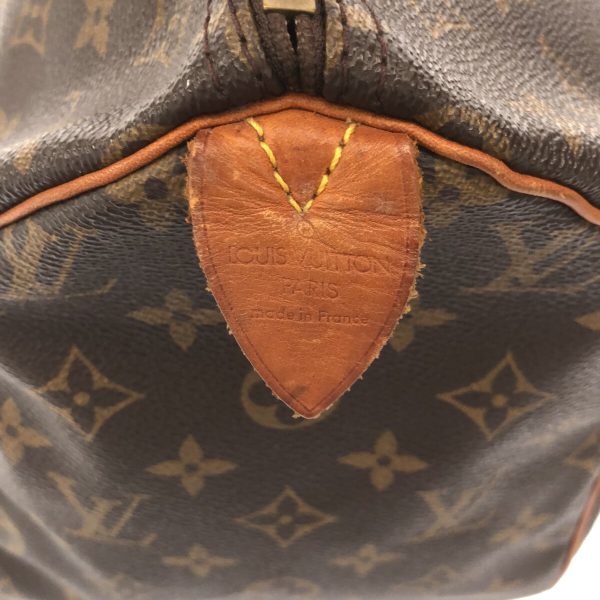 37940483 7 Louis Vuitton Speedy Monogram Canvas Handbag Brown