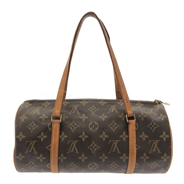 37940488 3 Louis Vuitton Papillon Monogram Canvas Handbag Brown