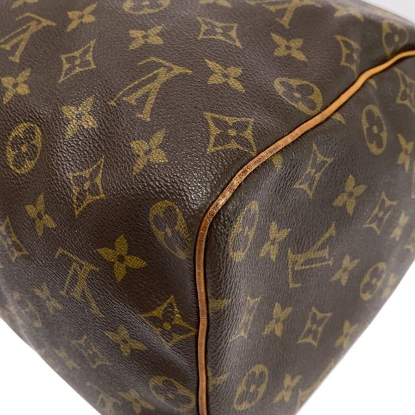 37940490 5 Louis Vuitton Speedy Monogram Canvas Handbag Brown