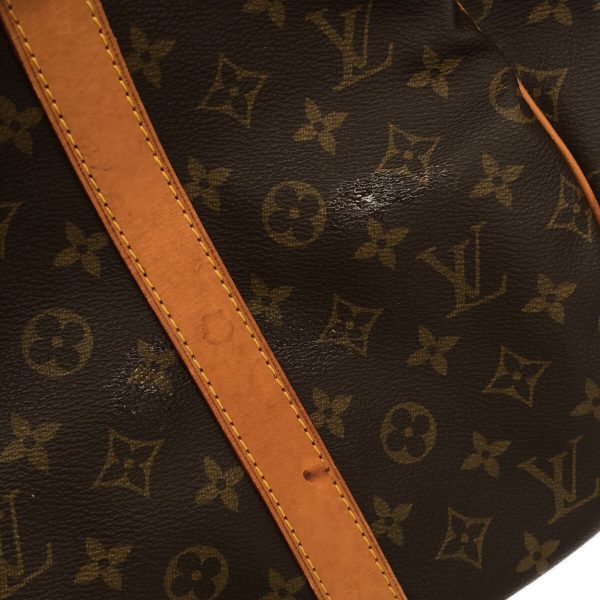 37940491 15 Louis Vuitton Keepall Bandouliere Monogram Canvas Boston Bag Brown