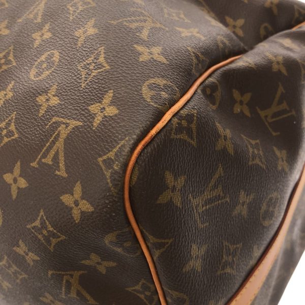 37940491 5 Louis Vuitton Keepall Bandouliere Monogram Canvas Boston Bag Brown