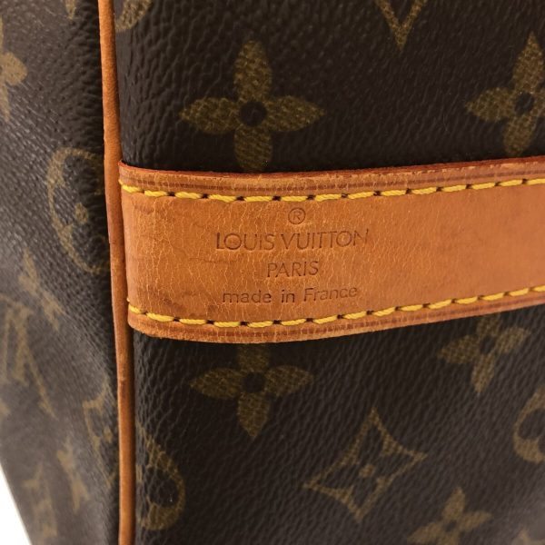 37940491 7 Louis Vuitton Keepall Bandouliere Monogram Canvas Boston Bag Brown