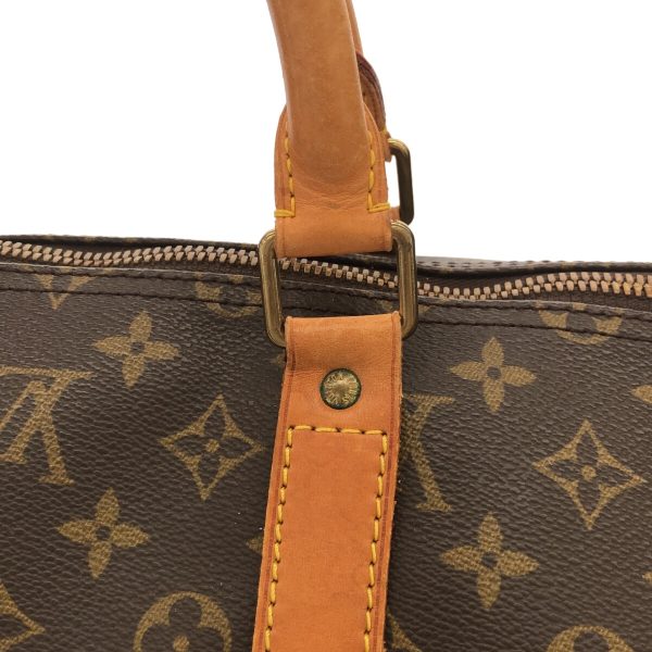 37940492 10 Louis Vuitton Keepall Monogram Canvas Boston Bag Brown