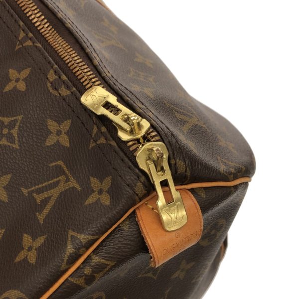 37940492 11 Louis Vuitton Keepall Monogram Canvas Boston Bag Brown