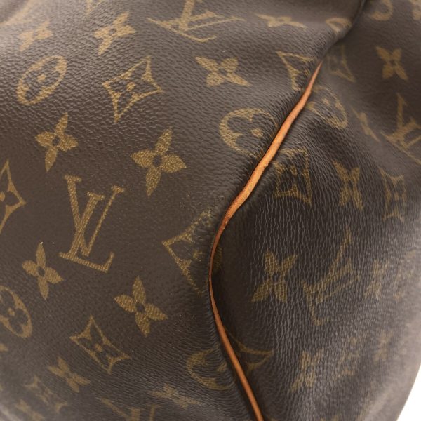 37940492 5 Louis Vuitton Keepall Monogram Canvas Boston Bag Brown