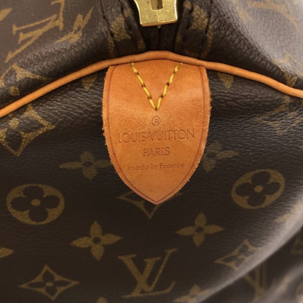 37940492 7 Louis Vuitton Keepall Monogram Canvas Boston Bag Brown