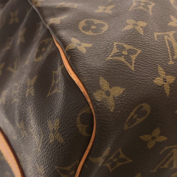 37940524 5 Louis Vuitton Keepall Bandouliere Monogram Canvas Boston Bag Brown