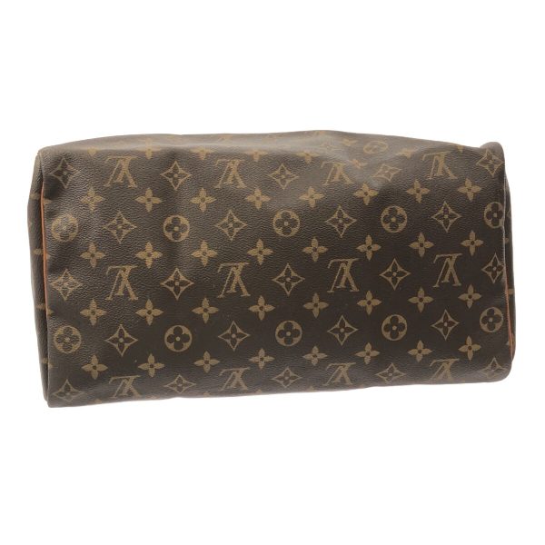 37940834 4 Louis Vuitton Speedy Monogram Canvas Handbag Brown