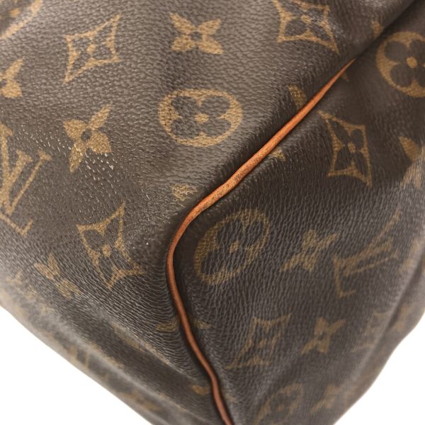 37940834 5 Louis Vuitton Speedy Monogram Canvas Handbag Brown