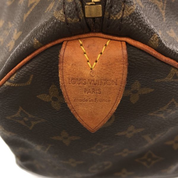 37940834 7 Louis Vuitton Speedy Monogram Canvas Handbag Brown