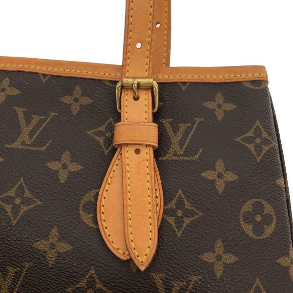 37940840 10 Louis Vuitton Petit Baguette Monogram Canvas Shoulder Bag Brown