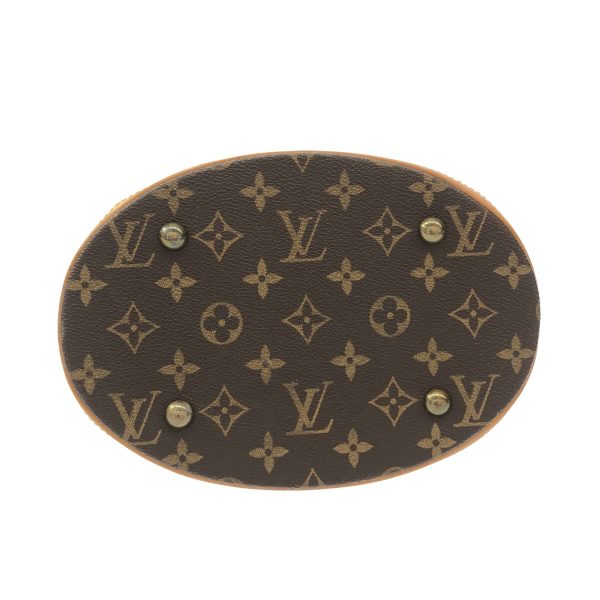 37940840 4 Louis Vuitton Petit Baguette Monogram Canvas Shoulder Bag Brown