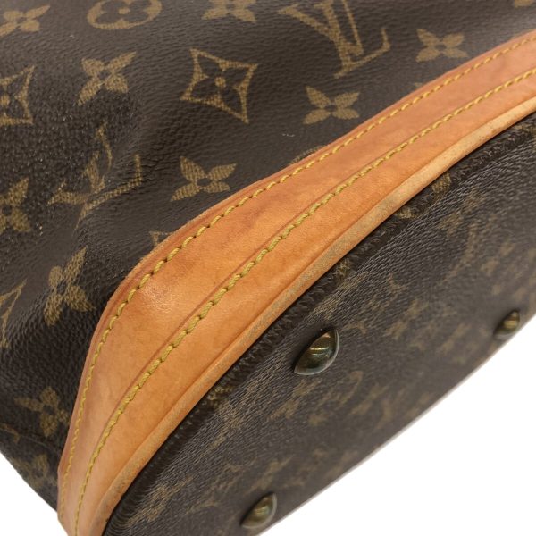 37940840 5 Louis Vuitton Petit Baguette Monogram Canvas Shoulder Bag Brown