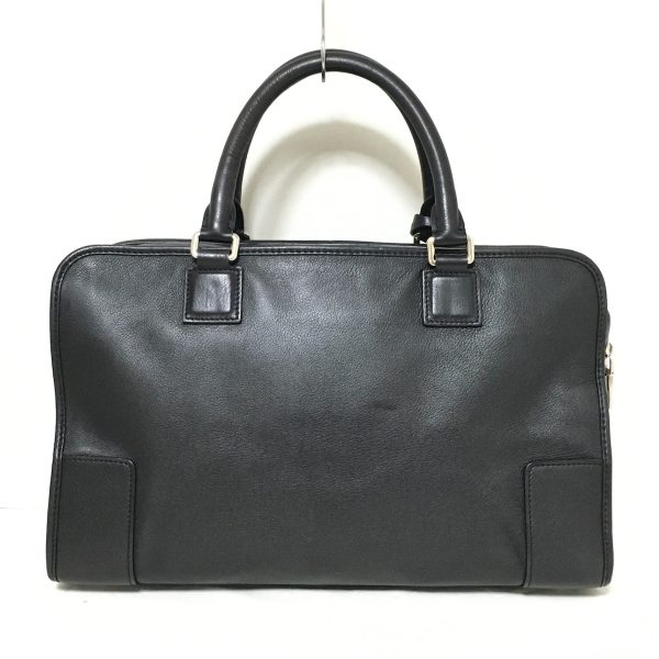 37941534 3 Loewe Amazona 36 Handbag Leather Black