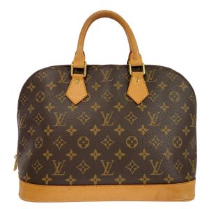 37941704 1 Louis Vuitton Alma BB Handbag Monogram Canvas Dark Brown