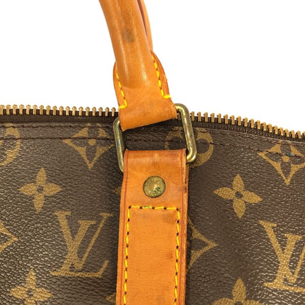 37941706 10 Louis Vuitton Keepall Monogram Canvas Boston Bag Brown