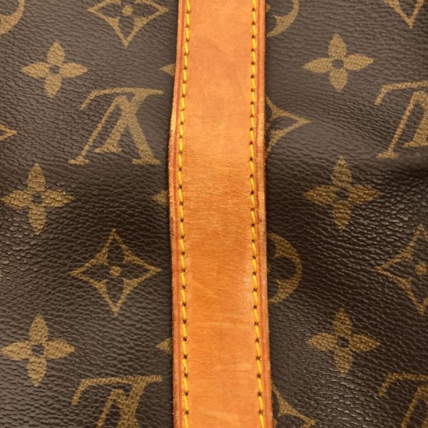 37941706 13 Louis Vuitton Keepall Monogram Canvas Boston Bag Brown