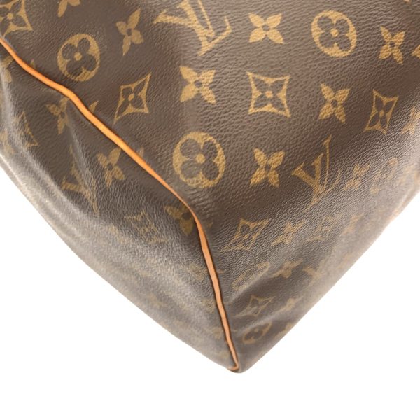 37941706 5 Louis Vuitton Keepall Monogram Canvas Boston Bag Brown