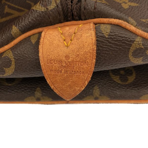 37941707 7 Louis Vuitton Keepall Monogram Canvas Boston Bag Brown