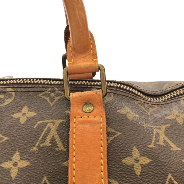 37941710 10 Louis Vuitton Keepall Monogram Canvas Boston Bag Brown