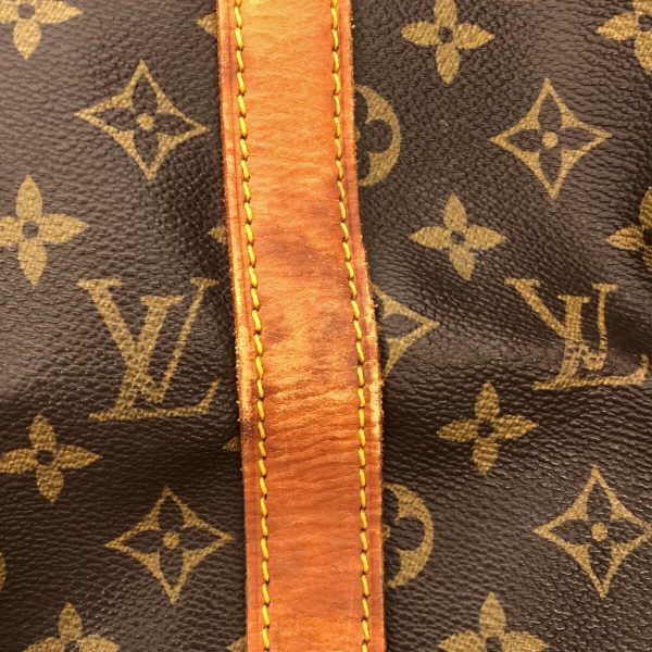 37941710 13 Louis Vuitton Keepall Monogram Canvas Boston Bag Brown