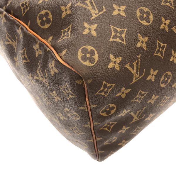 37941710 5 Louis Vuitton Keepall Monogram Canvas Boston Bag Brown