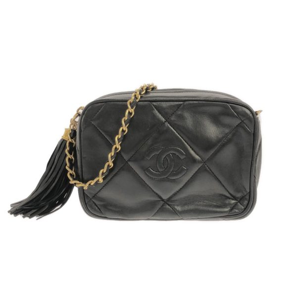 37941869 1 Chanel Matelasse Shoulder Bag Lambskin Black