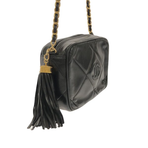 37941869 2 Chanel Matelasse Shoulder Bag Lambskin Black