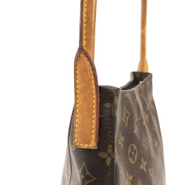 37941976 10 Louis Vuitton Looping Monogram Canvas Shoulder Bag Brown