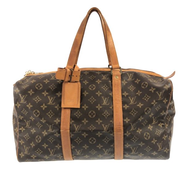 37941979 1 Louis Vuitton Sac Souple Monogram Canvas Boston Bag Brown