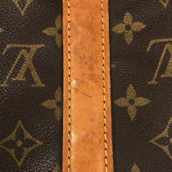 37941979 10 Louis Vuitton Sac Souple Monogram Canvas Boston Bag Brown